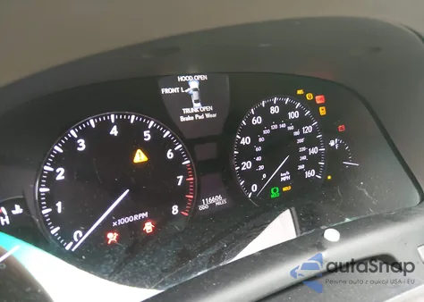 2012 Lexus Ls 460 z USA, uszkodzony, nr VIN JTHCL5EF8C5015219